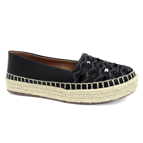 Sapato Valentina Espadrille 392373 Preto