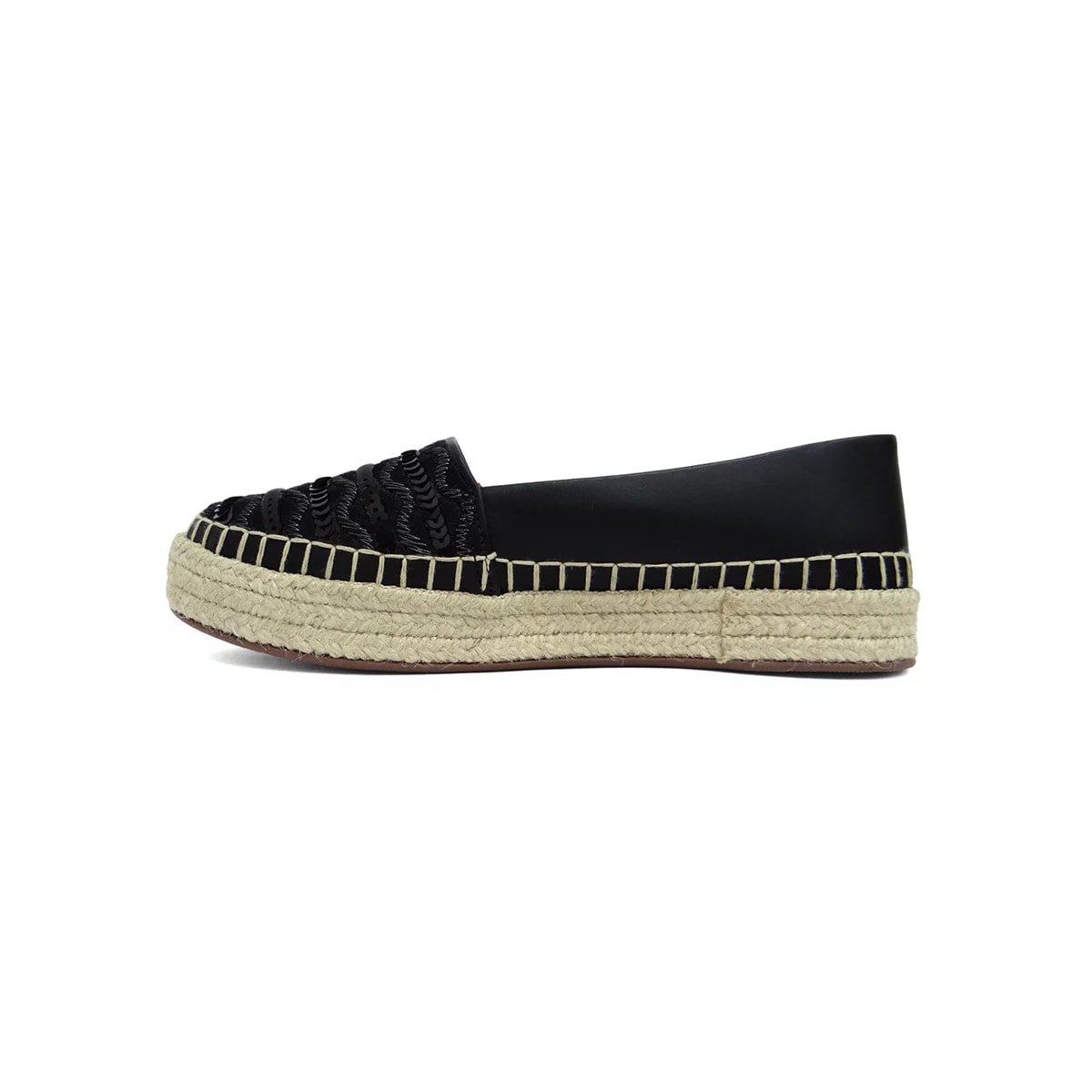 Sapato Valentina Espadrille 392373 Preto Sapato Valentina Espadrille 392373 Preto