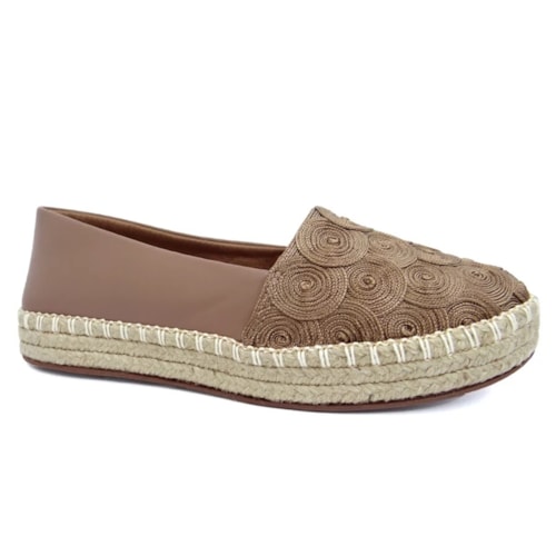 Sapato Valentina Espadrille 392374 Caqui