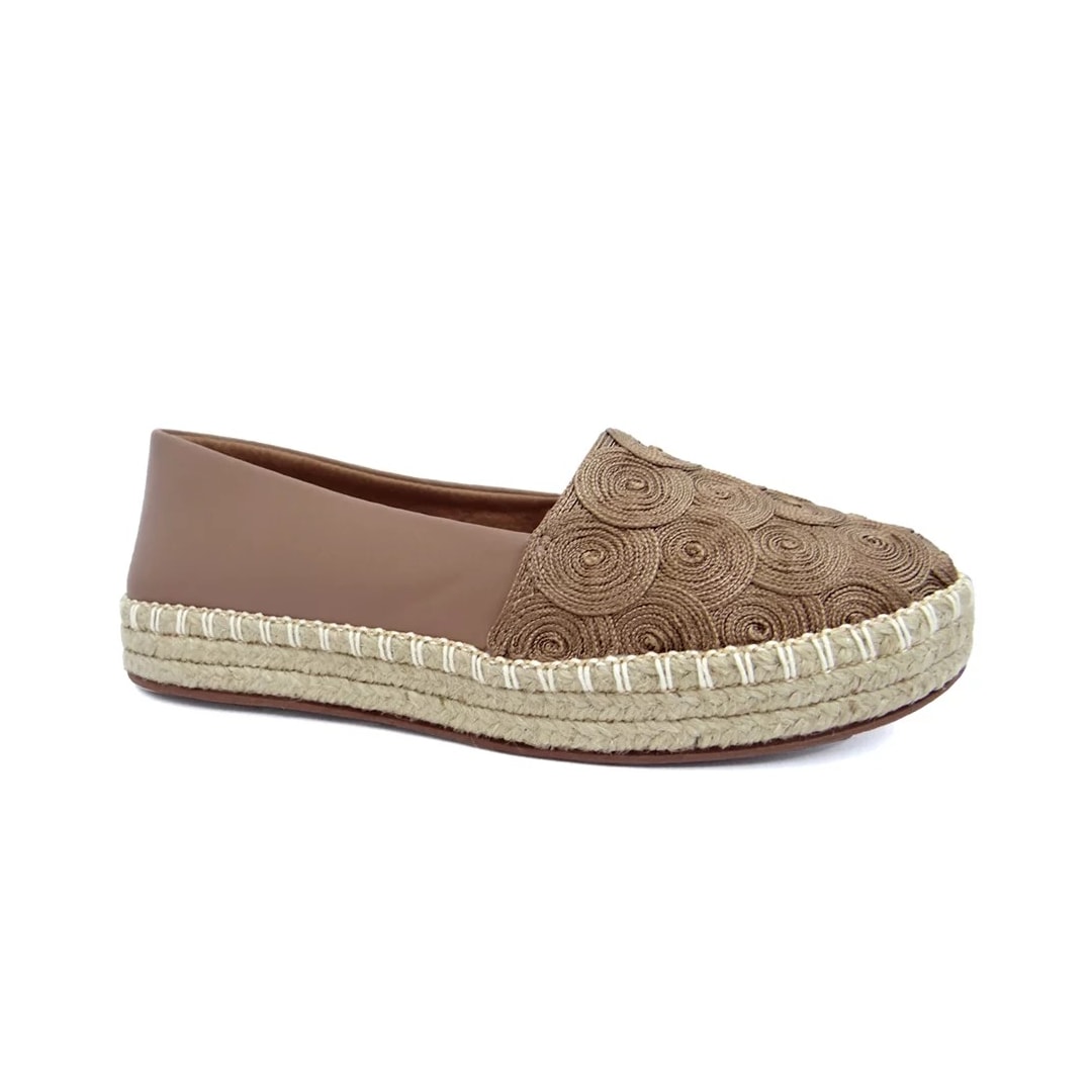 Sapato Valentina Espadrille 392374 Caqui