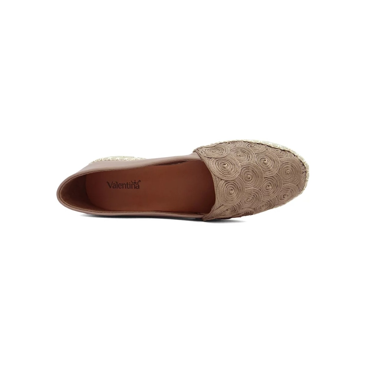 Sapato Valentina Espadrille 392374 Caqui Sapato Valentina Espadrille 392374 Caqui