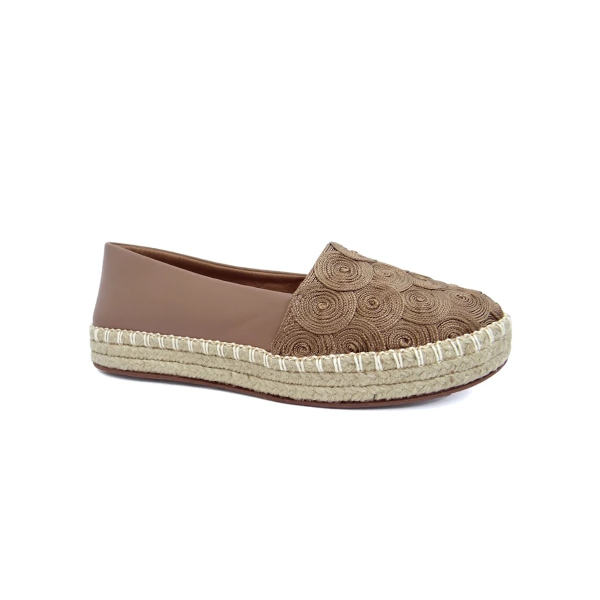 Sapato Valentina Espadrille 392374 Caqui Sapato Valentina Espadrille 392374 Caqui