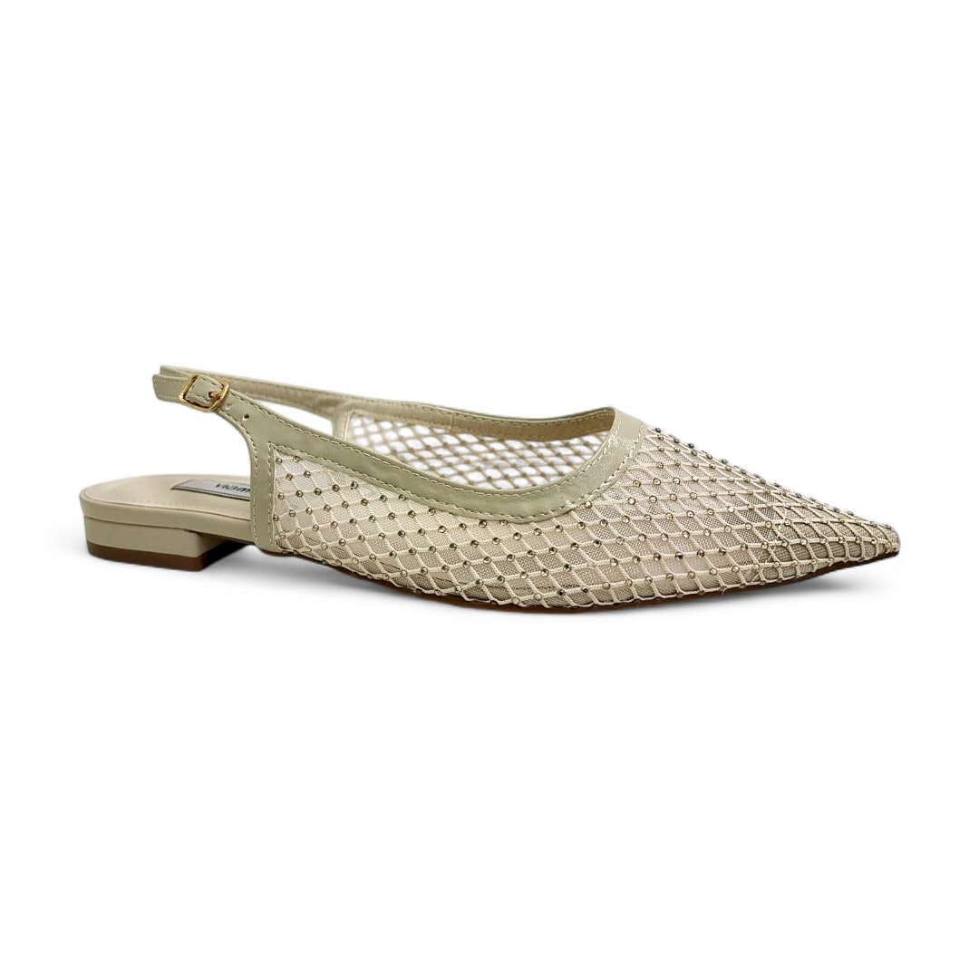 Sapato Via Marte Feminino Slingback 183-002-01 Camafeu Sapato Via Marte Feminino Slingback 183-002-01 Camafeu