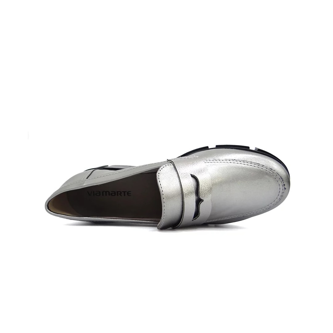 Sapato Via Marte Mocassim 23-7509-01 Pewter Sapato Via Marte Mocassim 23-7509-01 Pewter