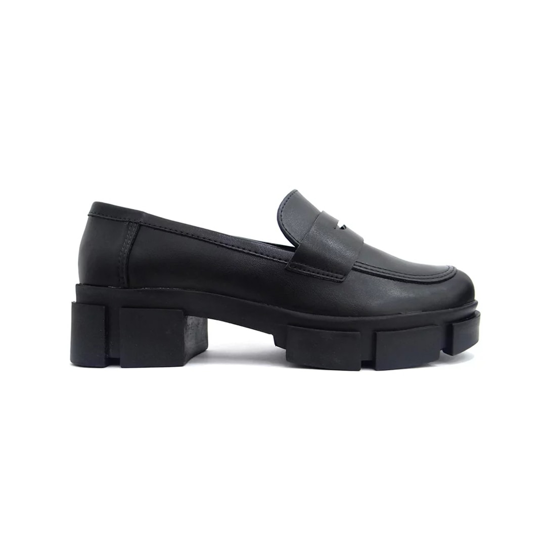 Sapato Via Marte Mocassim 23-7509-01 Preto