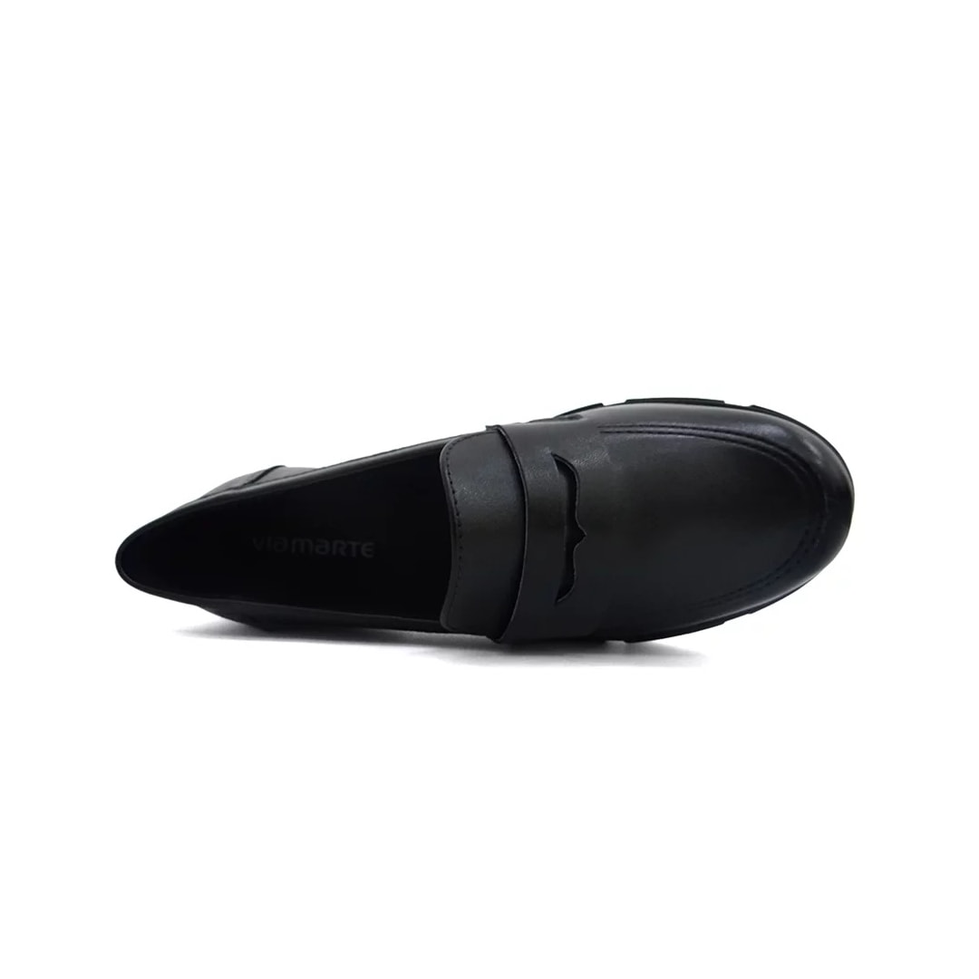 Sapato Via Marte Mocassim 23-7509-01 Preto