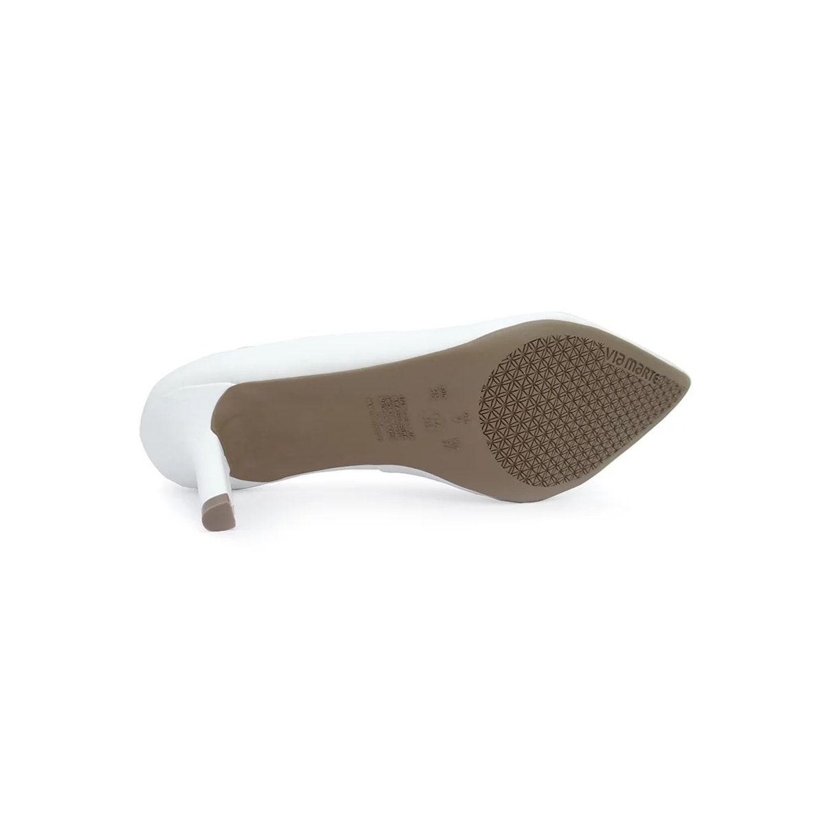 Sapato Via Marte Scarpin Feminino 21-13501 Branco Sapato Via Marte Scarpin Feminino 21-13501 Branco