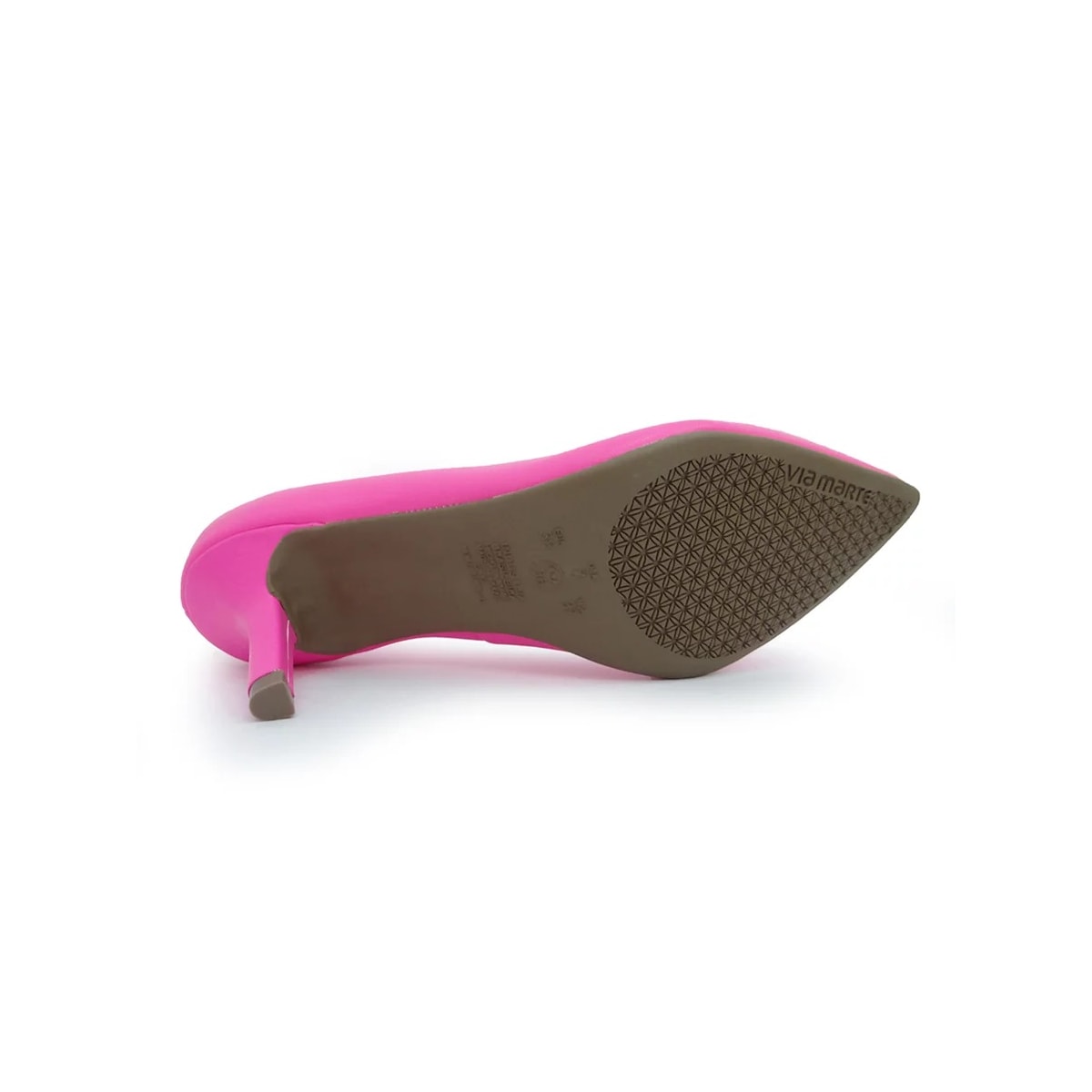 Sapato Via Marte Scarpin Feminino 21-13501 Magenta
