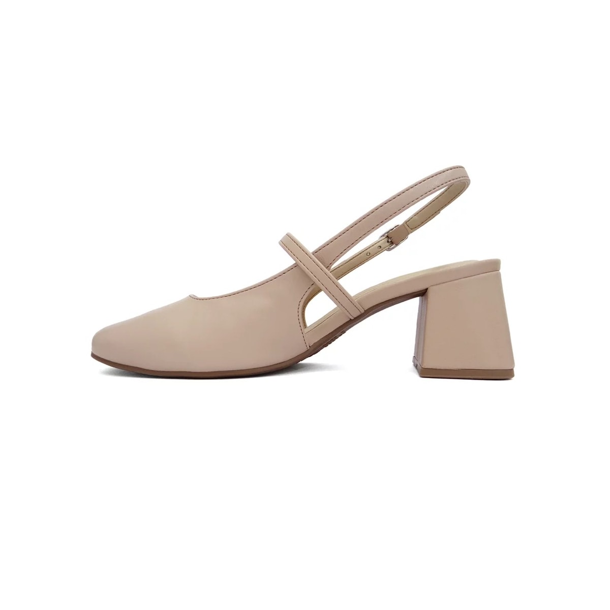 Sapato Via Marte Slingback Scarpin Feminino 050-006 Creme Sapato Via Marte Slingback Scarpin Feminino 050-006 Creme