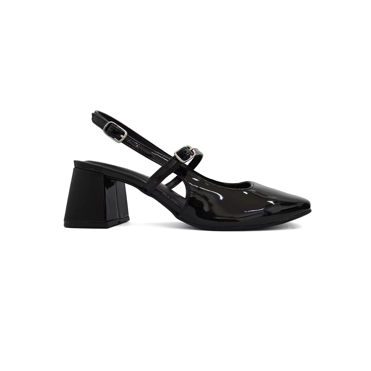 Sapato Via Marte Slingback Scarpin Feminino 050-006 Preto Sapato Via Marte Slingback Scarpin Feminino 050-006 Preto