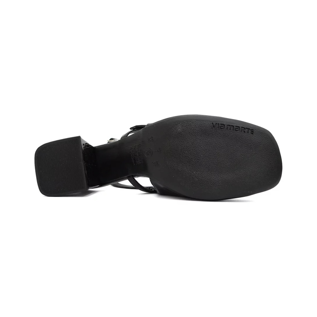 Sapato Via Marte Slingback Scarpin Feminino 050-006 Preto