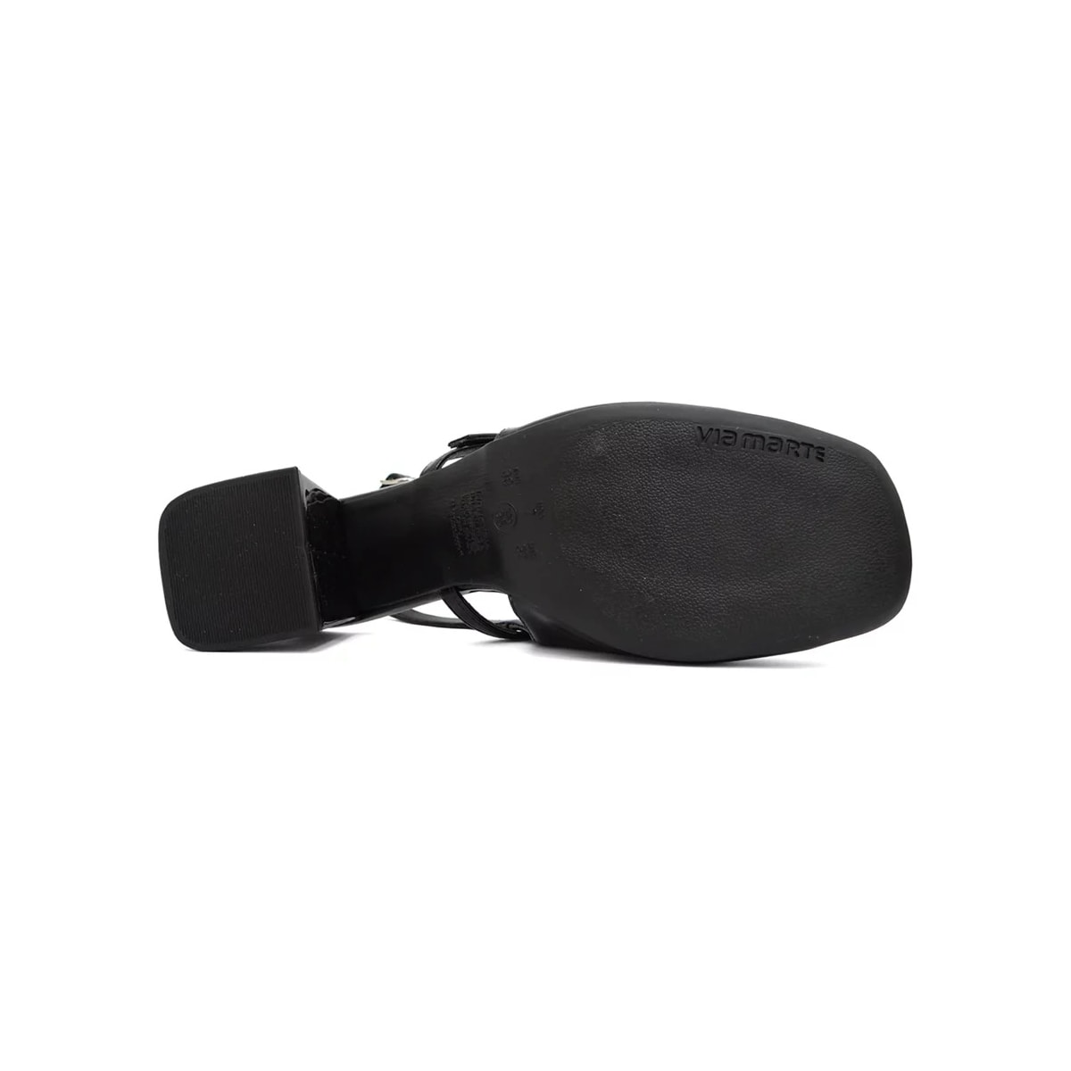 Sapato Via Marte Slingback Scarpin Feminino 050-006 Preto