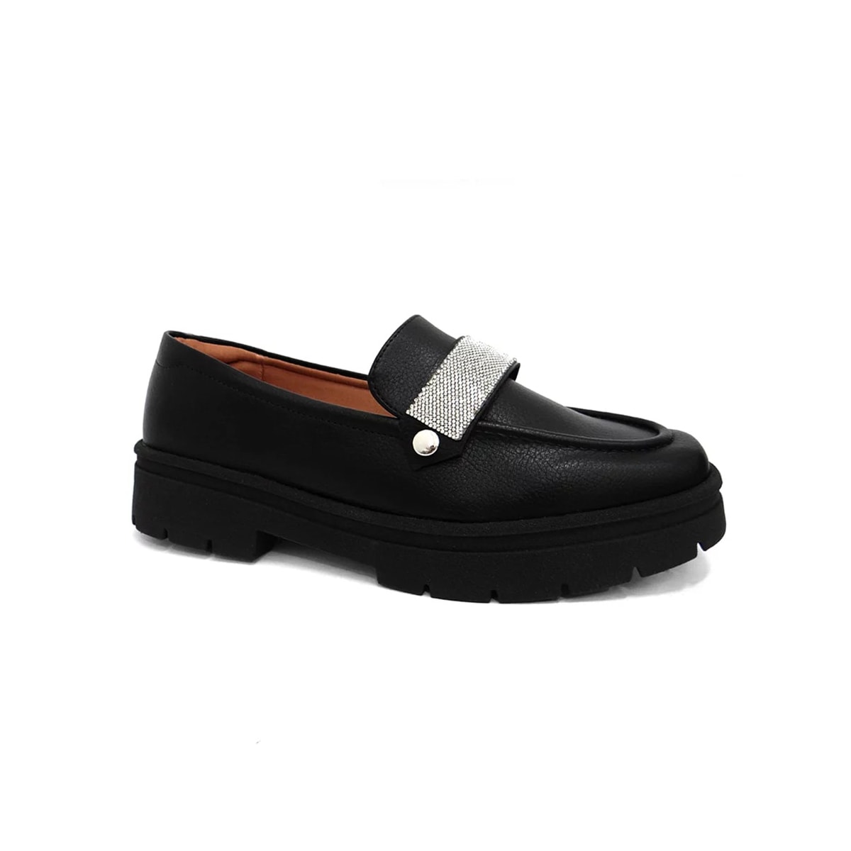 Sapato Vizzano Loafer Mocassim Preto