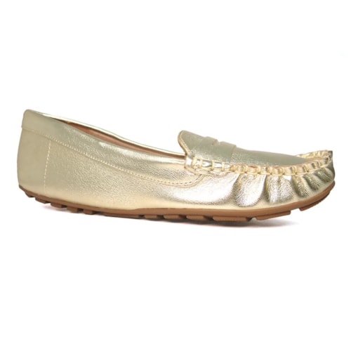 Sapato Vizzano Mocassim 1187.364 Dourado