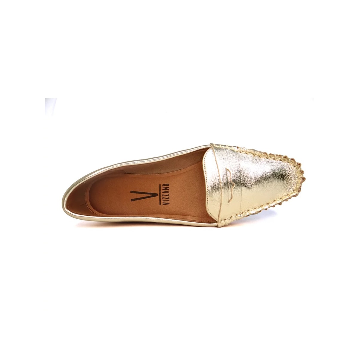 Sapato Vizzano Mocassim 1187.364 Dourado Sapato Vizzano Mocassim 1187.364 Dourado
