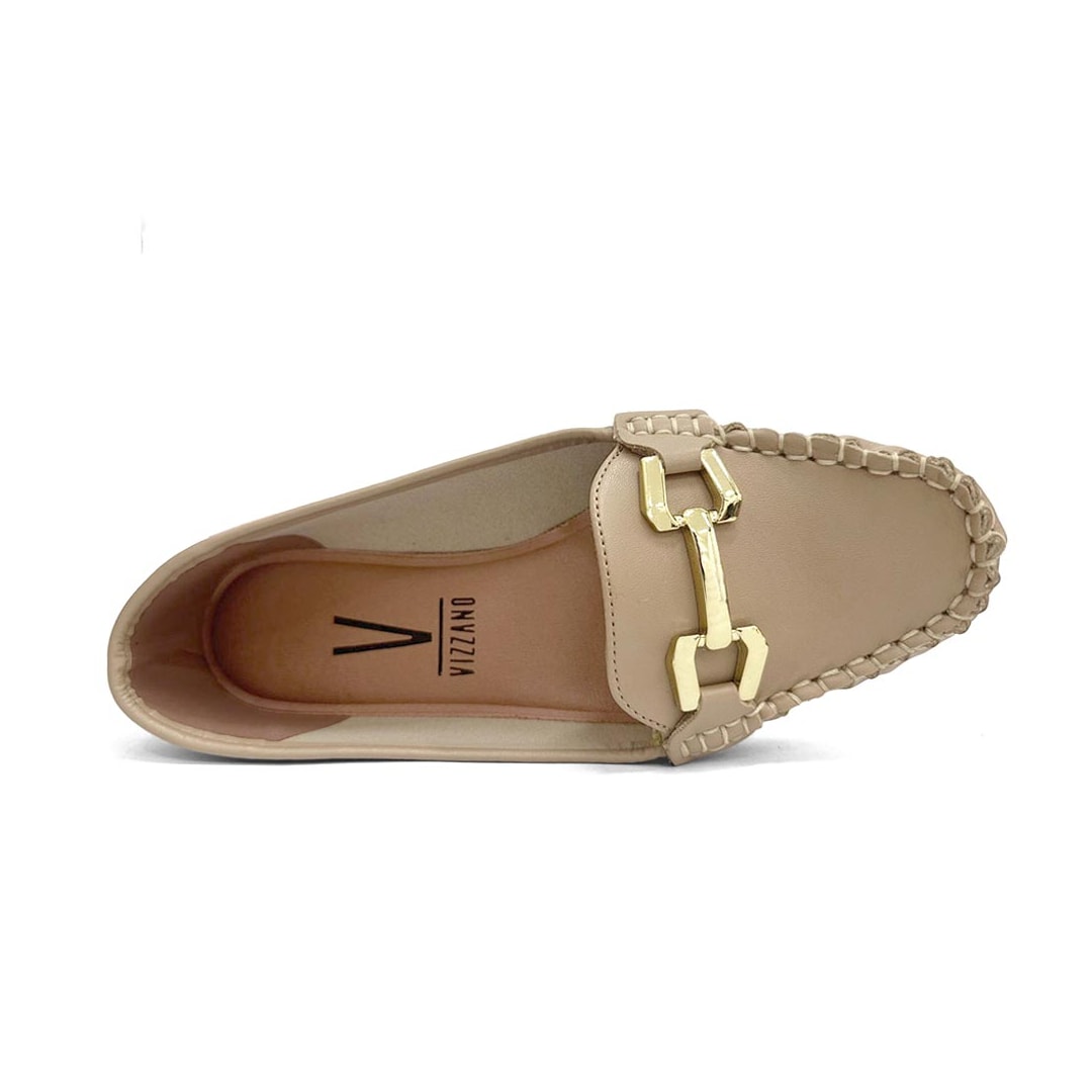 Sapato Vizzano Mocassim 1187.375 Bege