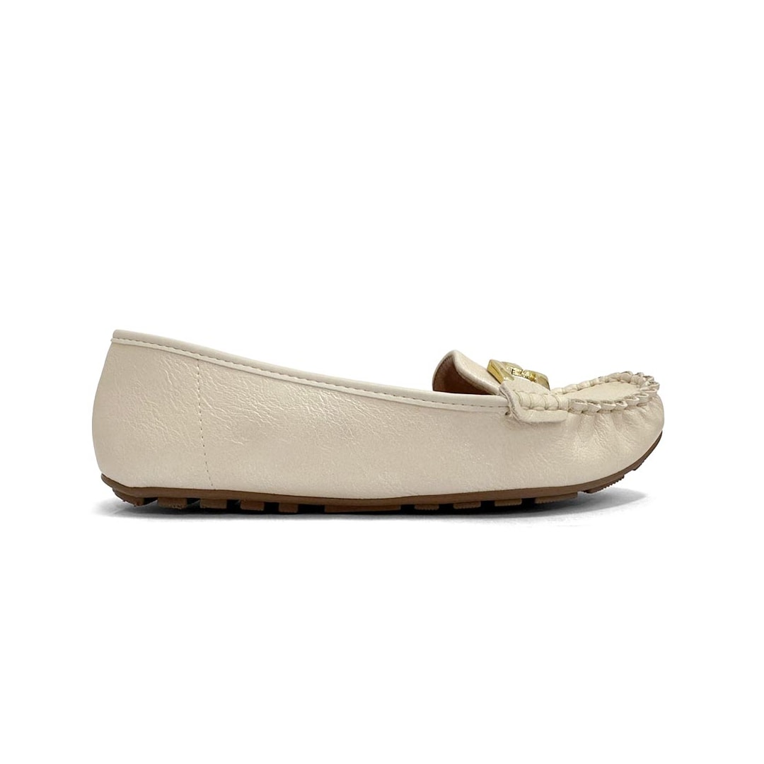 Sapato Vizzano Mocassim 1187.375A Branco Off Sapato Vizzano Mocassim 1187.375A Branco Off