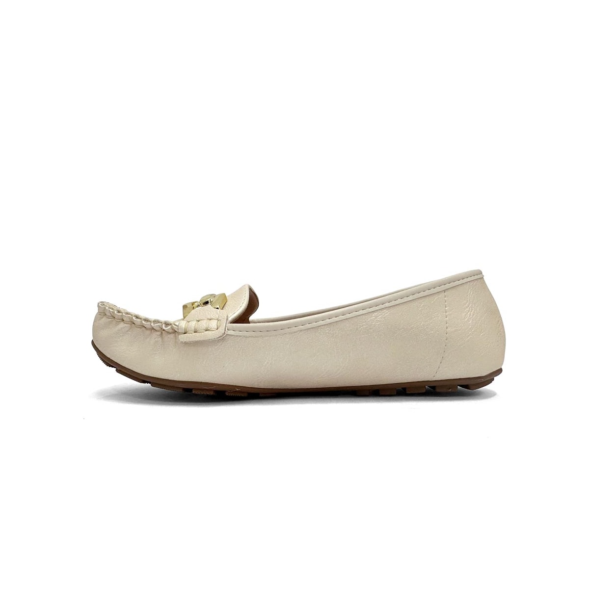 Sapato Vizzano Mocassim 1187.375A Branco Off Sapato Vizzano Mocassim 1187.375A Branco Off
