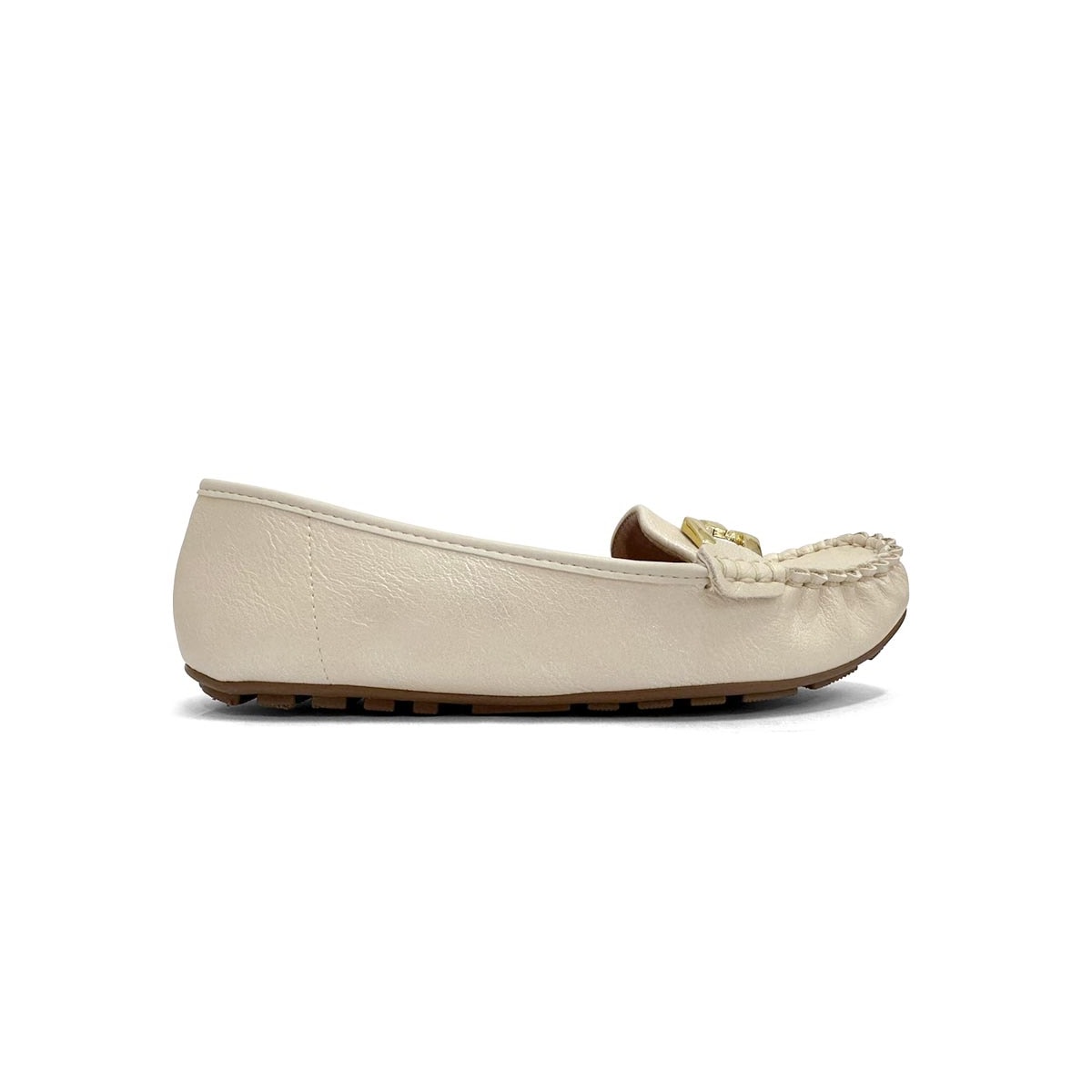Sapato Vizzano Mocassim 1187.375A Branco Off Sapato Vizzano Mocassim 1187.375A Branco Off