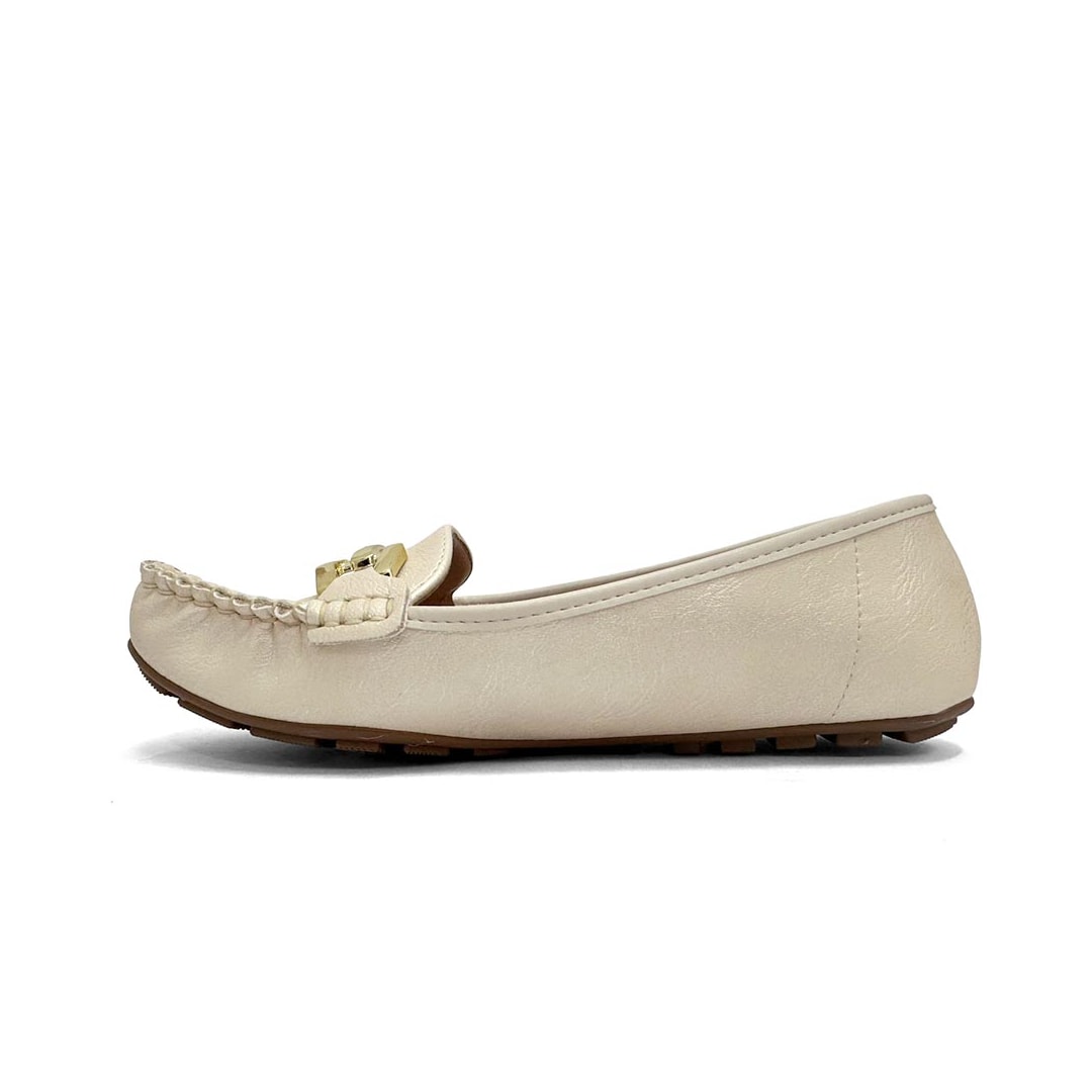 Sapato Vizzano Mocassim 1187.375A Branco Off