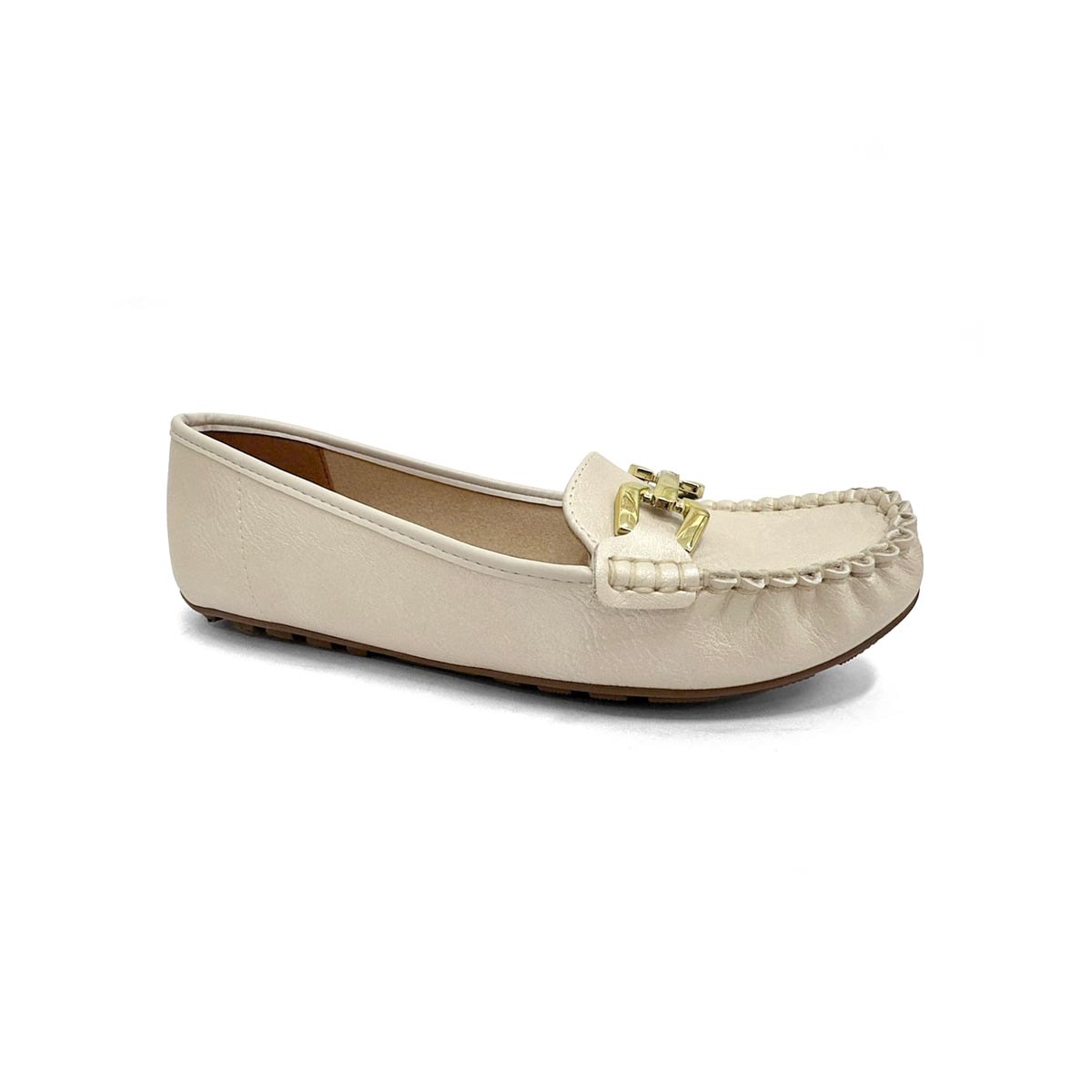 Sapato Vizzano Mocassim 1187.375A Branco Off Sapato Vizzano Mocassim 1187.375A Branco Off