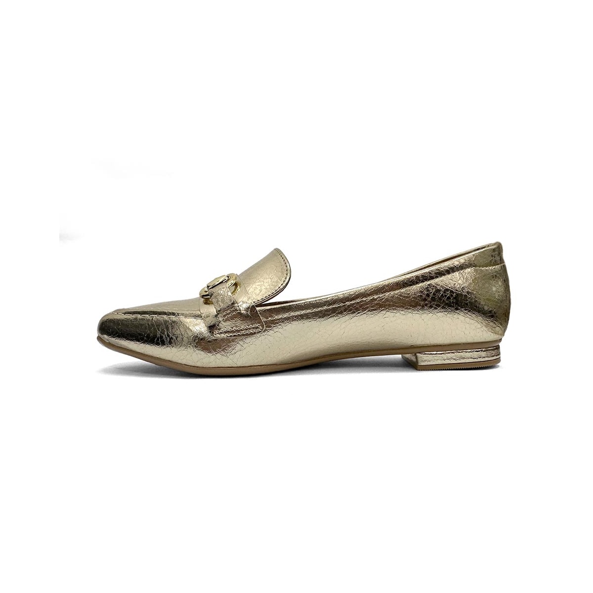 Sapato Vizzano Mocassim 1351.106A Dourado Sapato Vizzano Mocassim 1351.106A Dourado