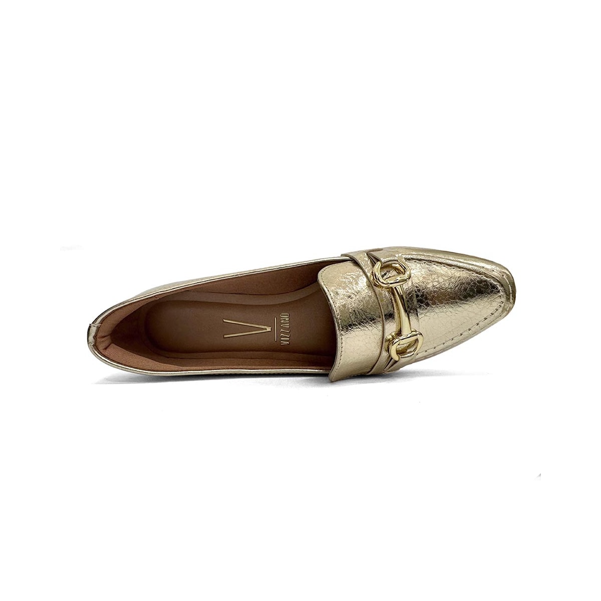 Sapato Vizzano Mocassim 1351.106A Dourado Sapato Vizzano Mocassim 1351.106A Dourado
