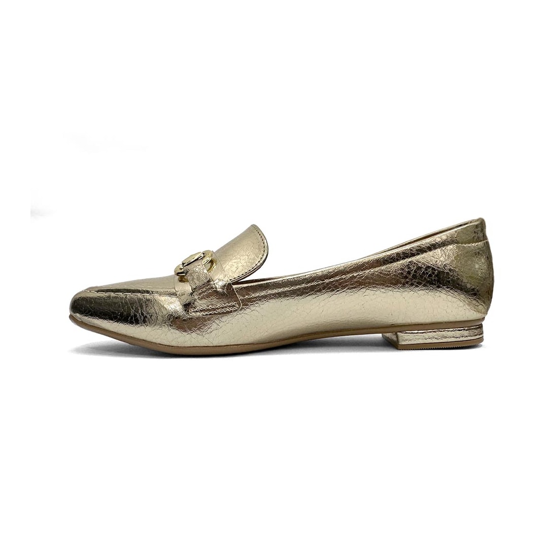 Sapato Vizzano Mocassim 1351.106A Dourado Sapato Vizzano Mocassim 1351.106A Dourado