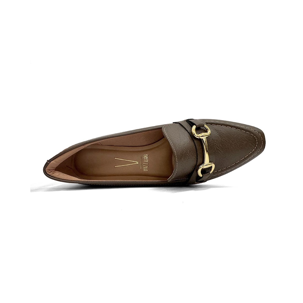 Sapato Vizzano Mocassim Bico Fino 1351.106 Chocolate
