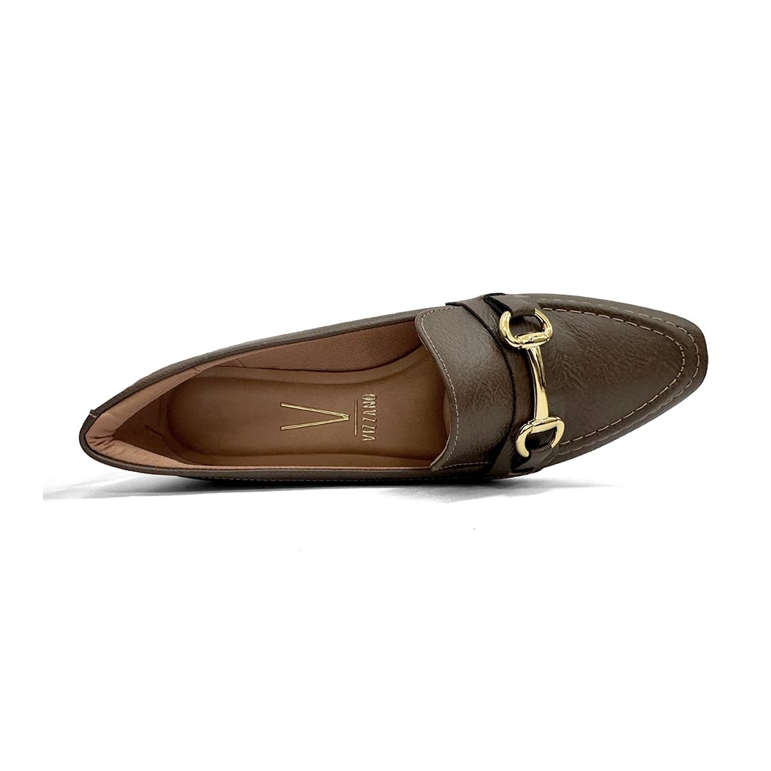 Sapato Vizzano Mocassim Bico Fino 1351.106 Chocolate Sapato Vizzano Mocassim Bico Fino 1351.106 Chocolate