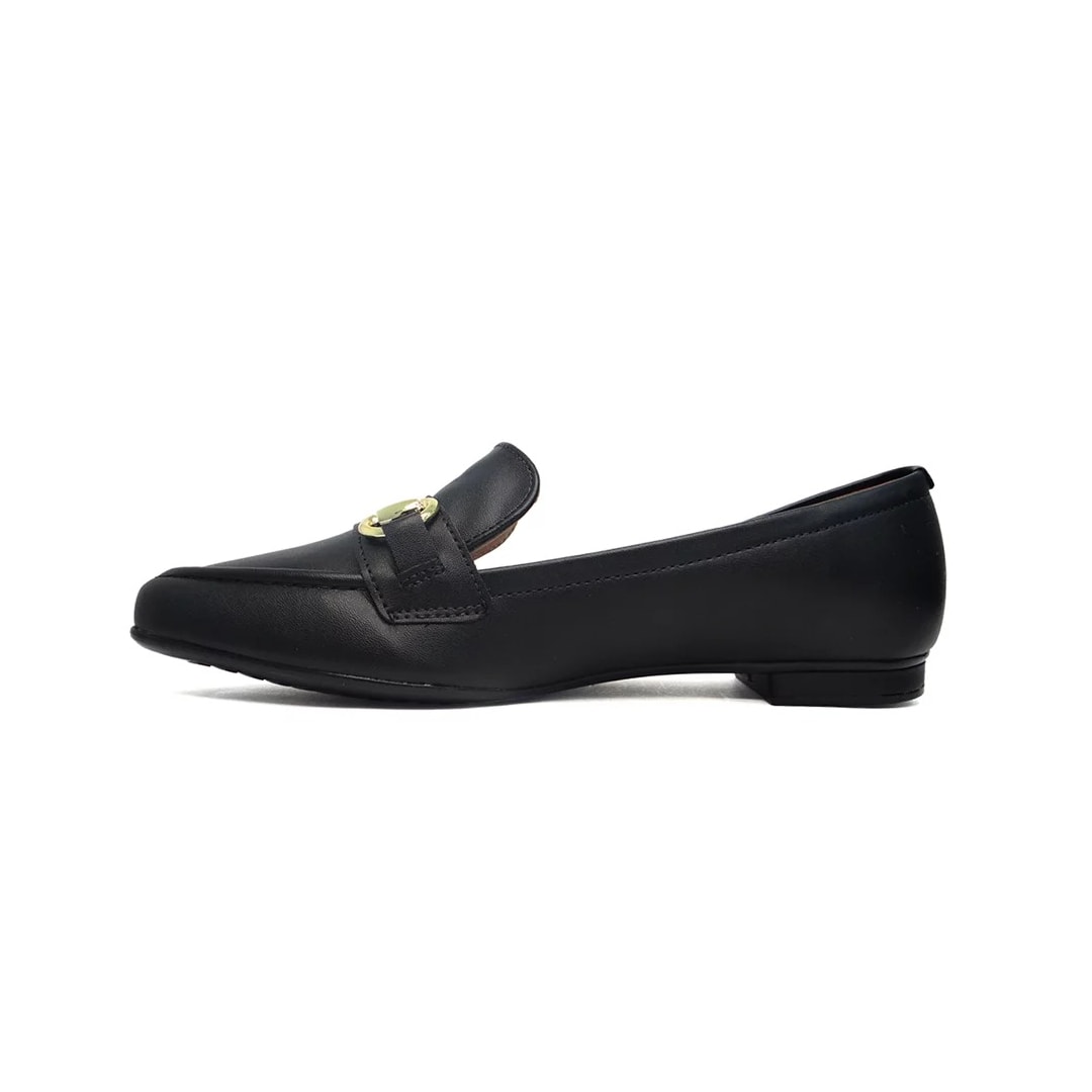 Sapato Vizzano Mocassim Bico Fino 1351.106 Preto Sapato Vizzano Mocassim Bico Fino 1351.106 Preto