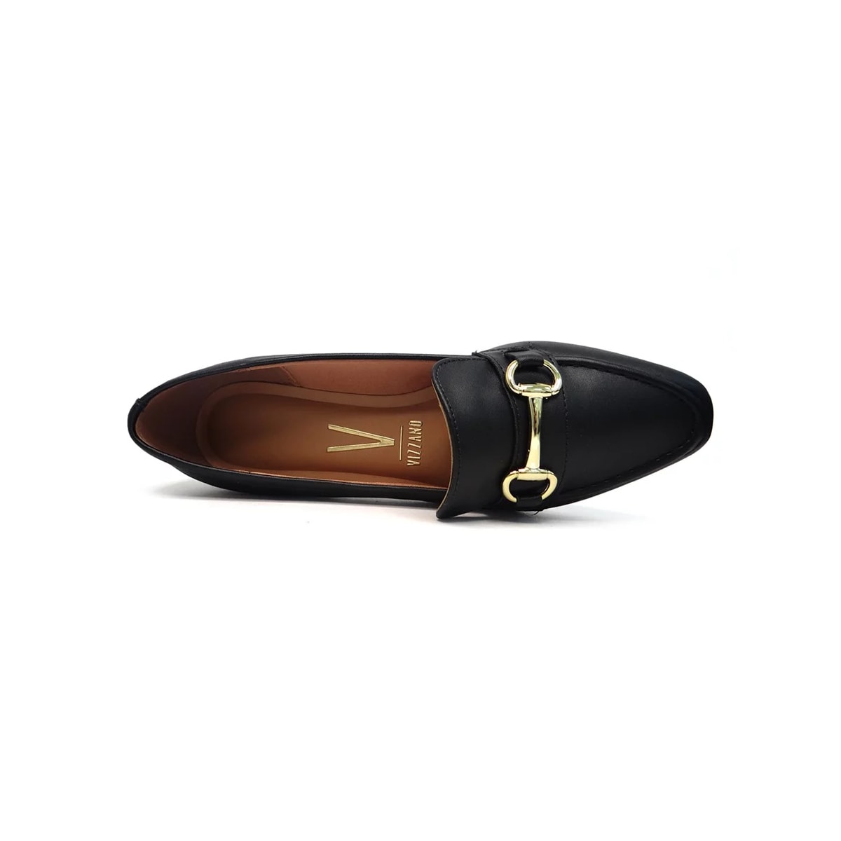 Sapato Vizzano Mocassim Bico Fino 1351.106 Preto Sapato Vizzano Mocassim Bico Fino 1351.106 Preto