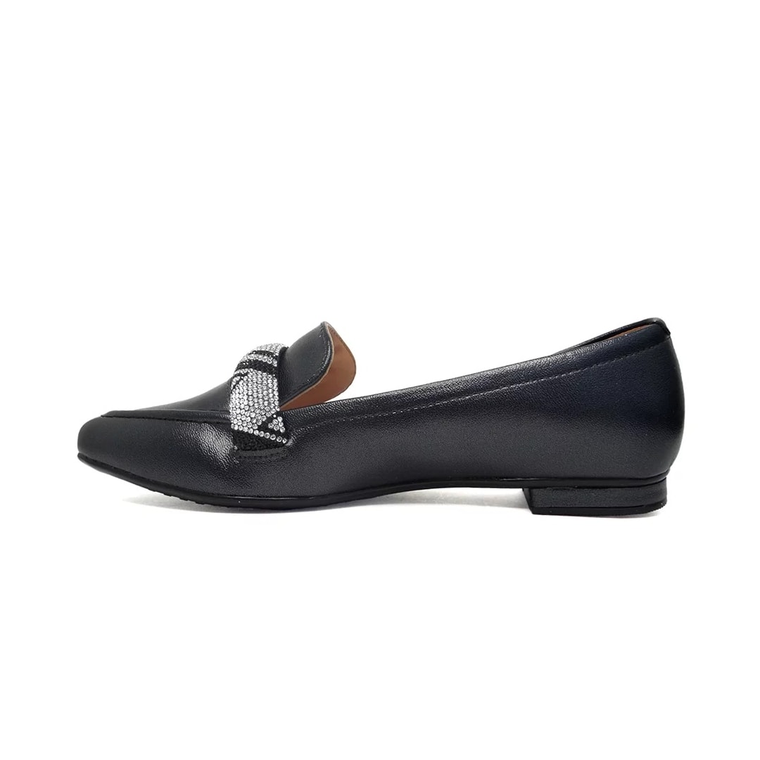 Sapato Vizzano Mocassim Bico Fino 1351.107 Preto
