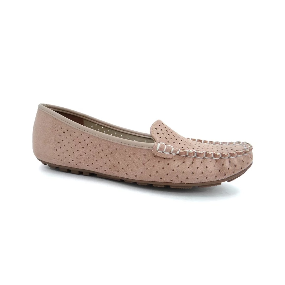 Sapato Vizzano Mocassim Camurça 1187.303 Bege Sapato Vizzano Mocassim Camurça 1187.303 Bege