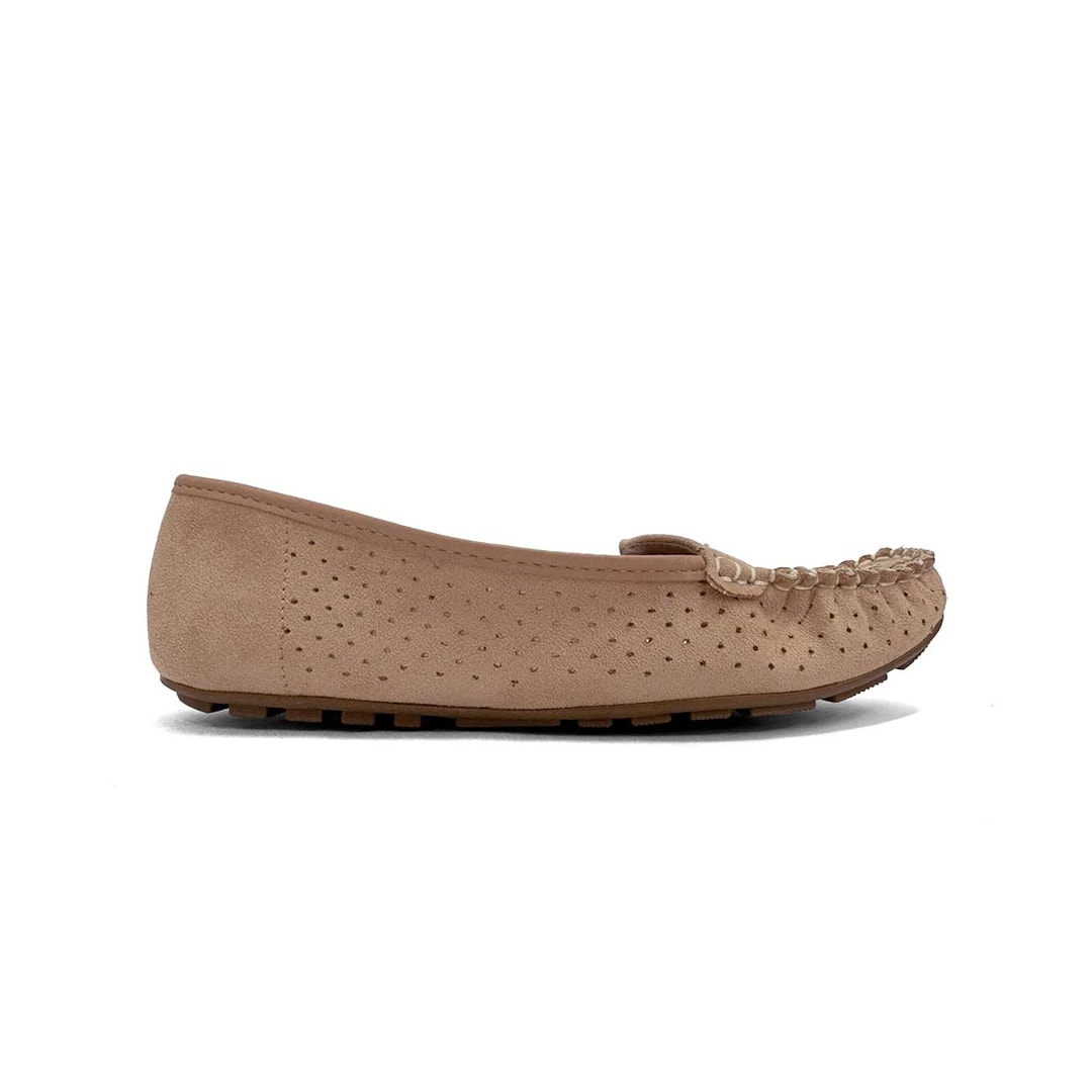 Sapato Vizzano Mocassim Camurça 1187.303 Nude