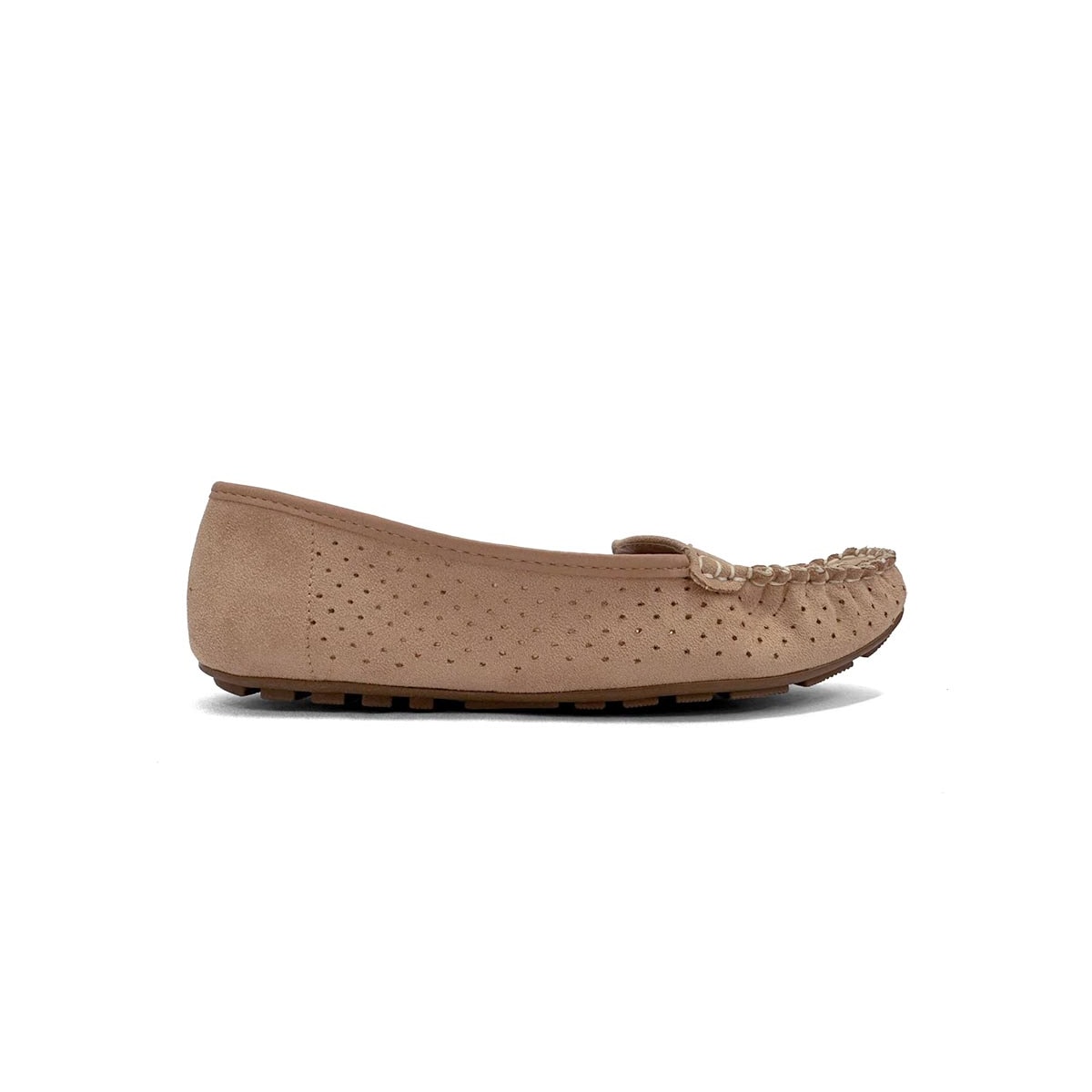 Sapato Vizzano Mocassim Camurça 1187.303 Nude Sapato Vizzano Mocassim Camurça 1187.303 Nude