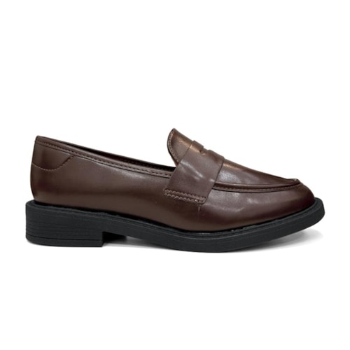 Detalhe - Sapato Vizzano Mocassim Flow Loafer 1453.100 Cacau