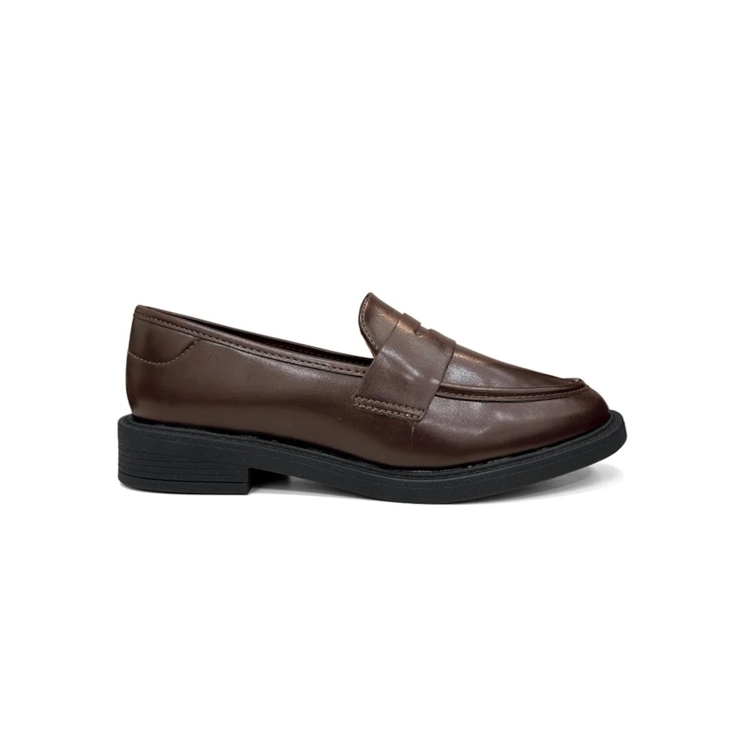 Sapato Vizzano Mocassim Flow Loafer 1453.100 Cacau Sapato Vizzano Mocassim Flow Loafer 1453.100 Cacau