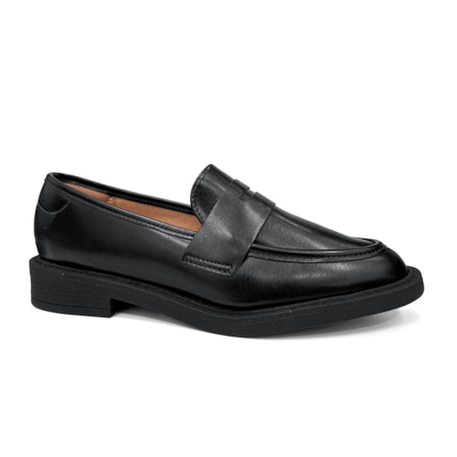 Sapato Vizzano Mocassim Flow Loafer 1453.100 Preto