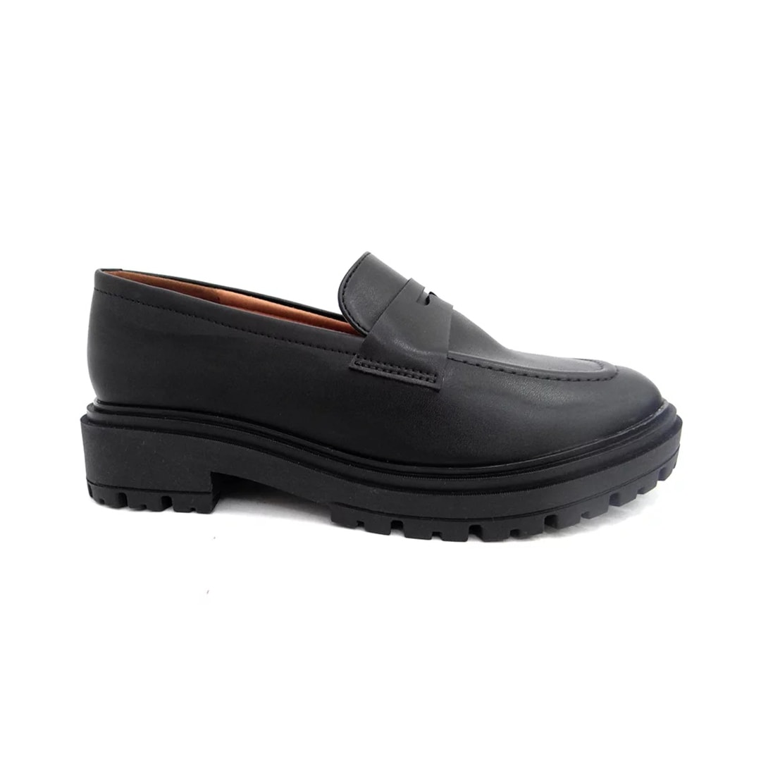 Sapato Vizzano Mocassim Tratorado 1411.100 Preto Sapato Vizzano Mocassim Tratorado 1411.100 Preto