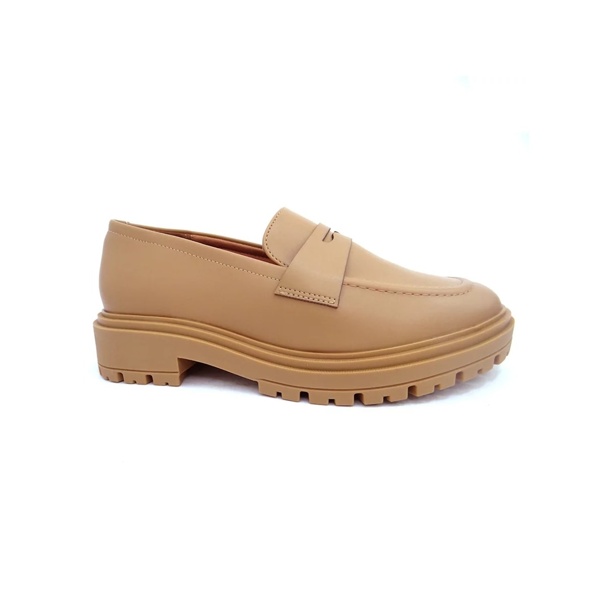 Sapato Vizzano Mocassim Tratorado 1411.100 Tan Sapato Vizzano Mocassim Tratorado 1411.100 Tan