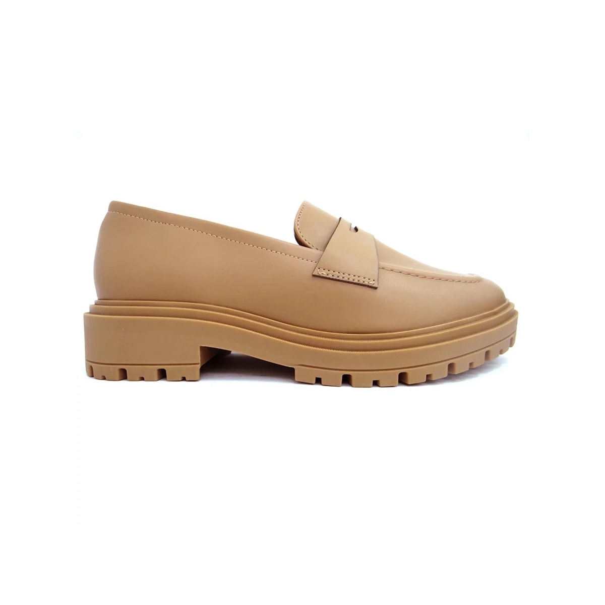 Sapato Vizzano Mocassim Tratorado 1411.100 Tan Sapato Vizzano Mocassim Tratorado 1411.100 Tan