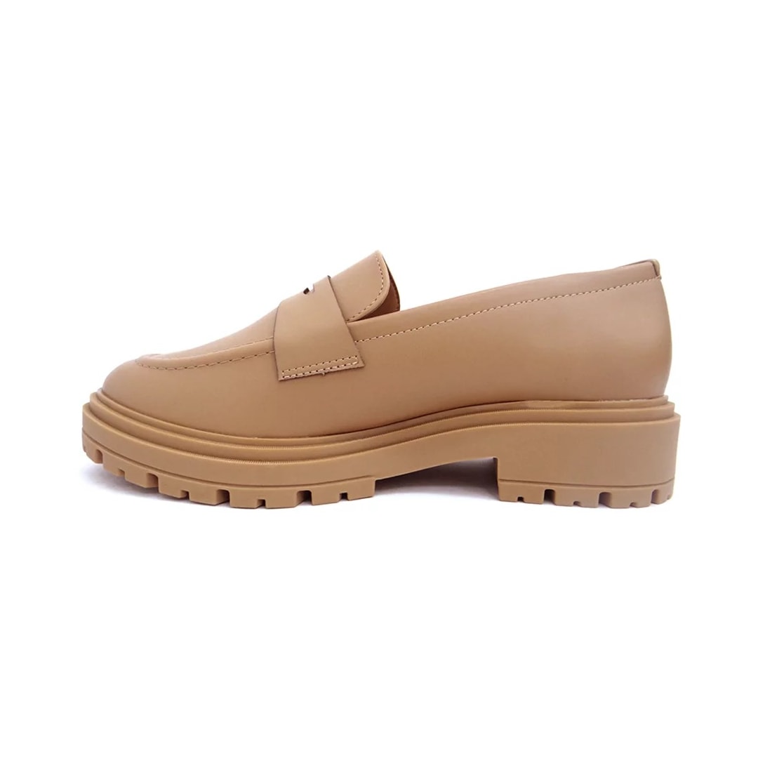 Sapato Vizzano Mocassim Tratorado 1411.100 Tan Sapato Vizzano Mocassim Tratorado 1411.100 Tan