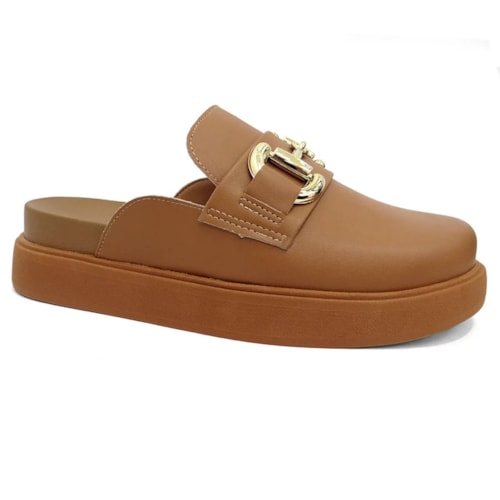 Sapato Vizzano Mule Loafer Mocassim 1434.104 Camel