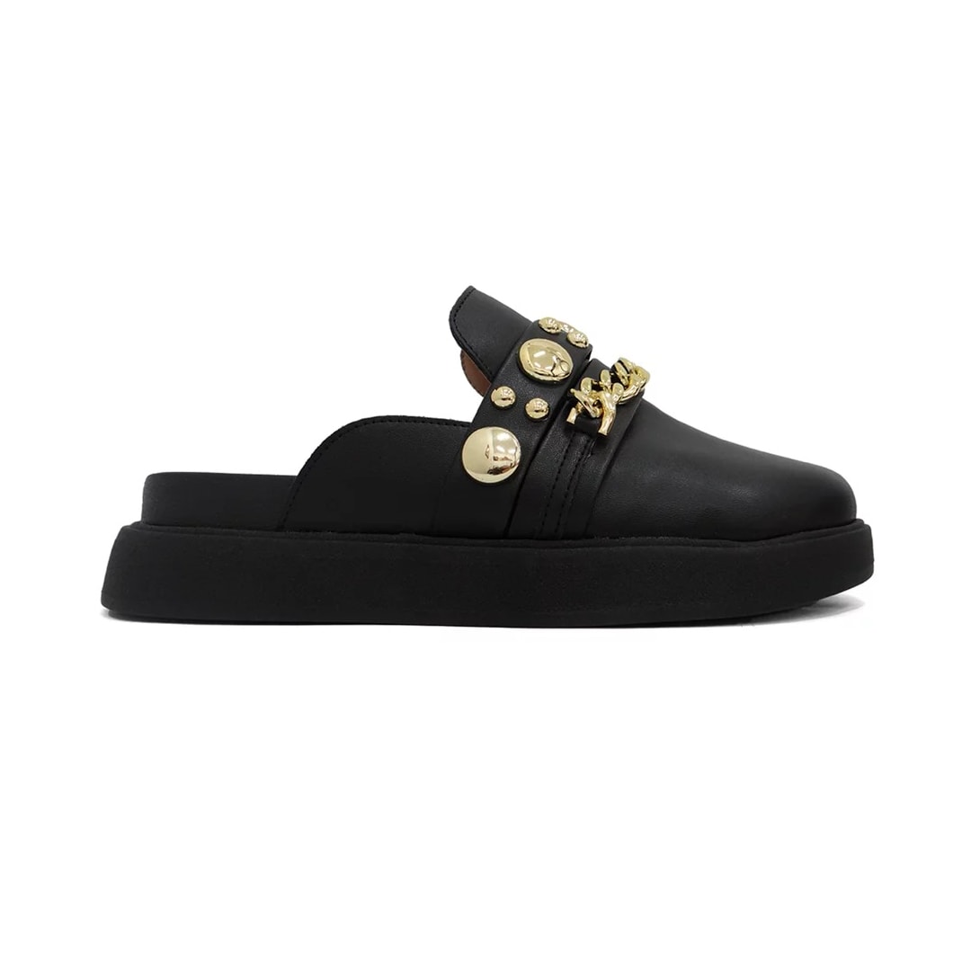 Sapato Vizzano Mule Loafer Mocassim 1434.105 Preto Sapato Vizzano Mule Loafer Mocassim 1434.105 Preto