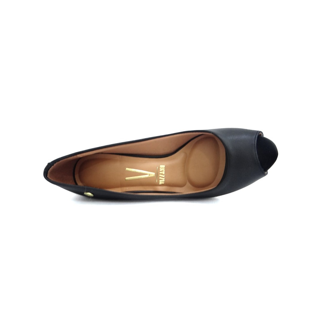 Sapato Vizzano Peep Toe 1840.300 Preto Sapato Vizzano Peep Toe 1840.300 Preto