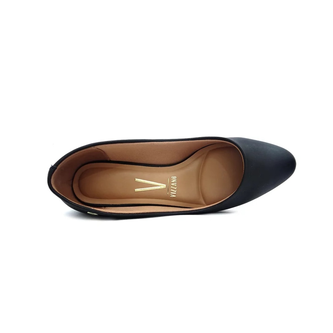 Sapato Vizzano Salto Baixo 1346.100 Preto