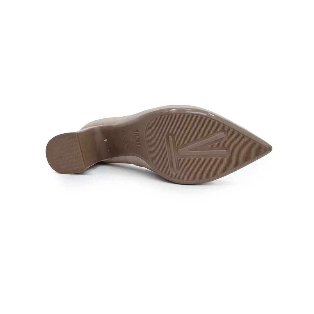 Sapato Vizzano Salto Bloco 1285.400 Bege Sapato Vizzano Salto Bloco 1285.400 Bege