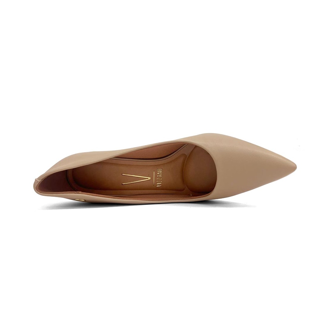 Sapato Vizzano Scarpin 1185.702 Bege Sapato Vizzano Scarpin 1185.702 Bege