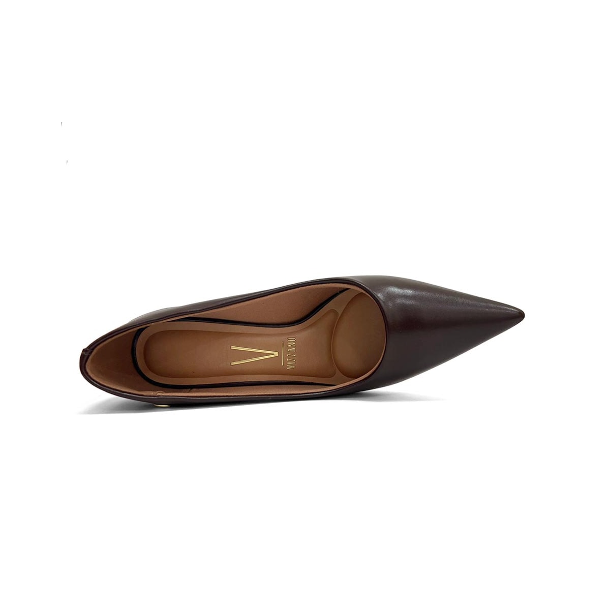 Sapato Vizzano Scarpin Bico Fino 1483.100 Cacau Sapato Vizzano Scarpin Bico Fino 1483.100 Cacau